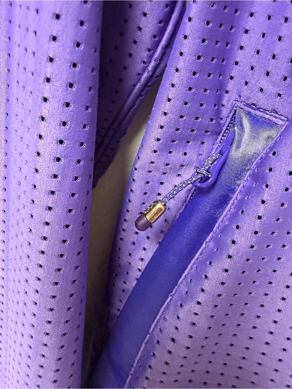 Lululemon Sweaty or Not Jacket Iris Flower Purple Size 10 - Picture 10 of 10
